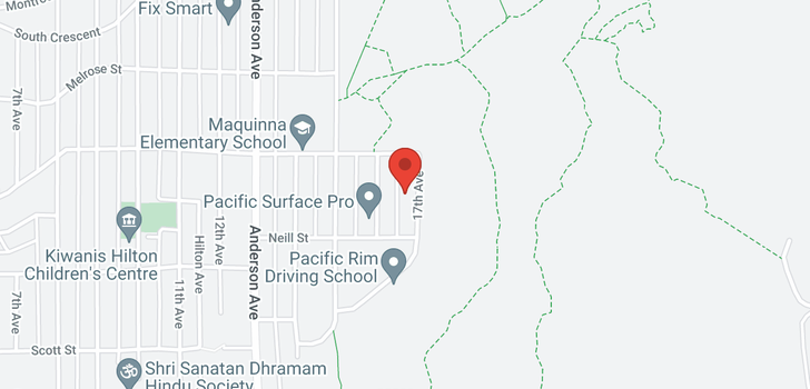 map of 2548 17TH AVE